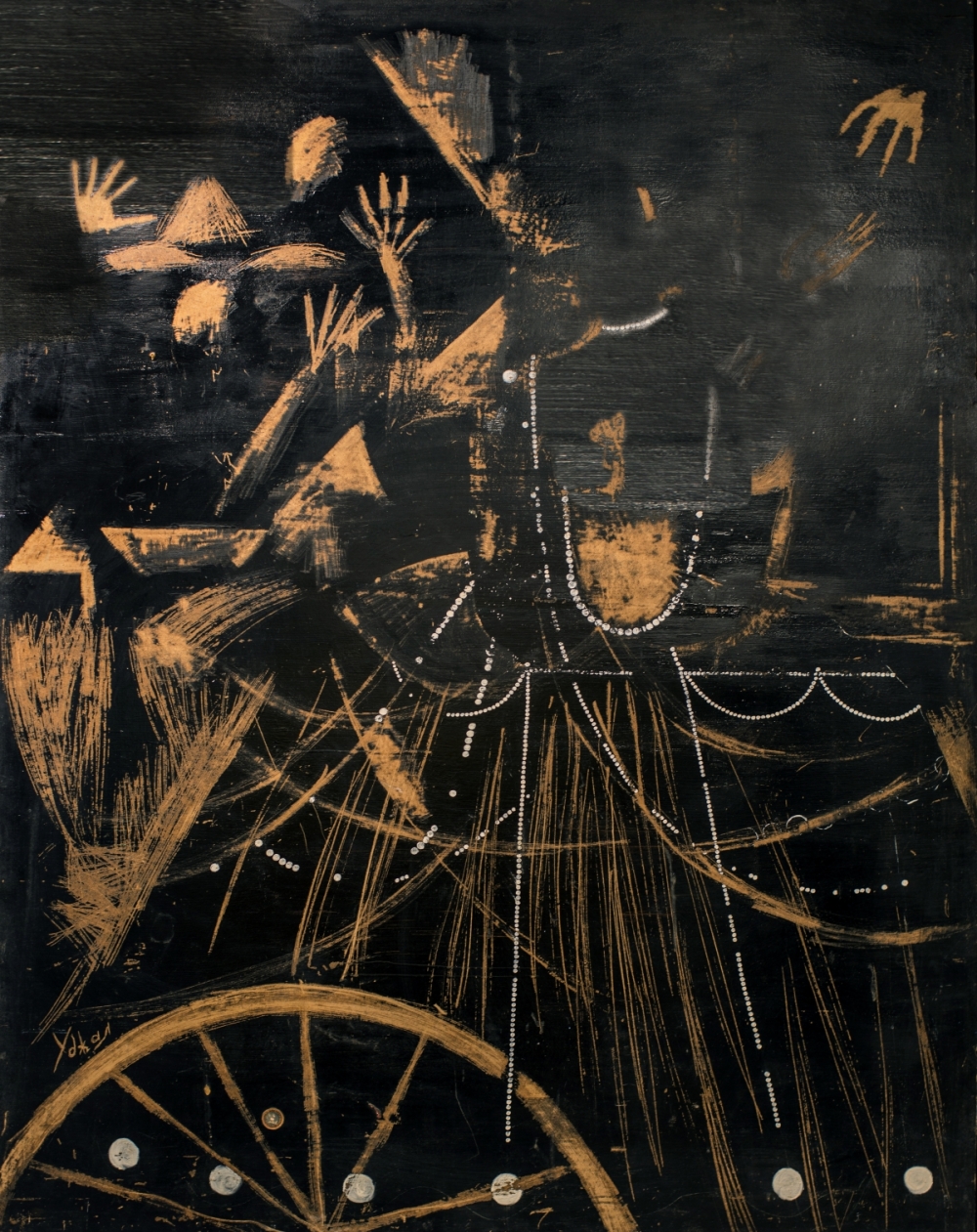 Ujal Hagverdiyev. DANCE OF THE DERVISH. 1998. Oil paint. 147 x 203 cm